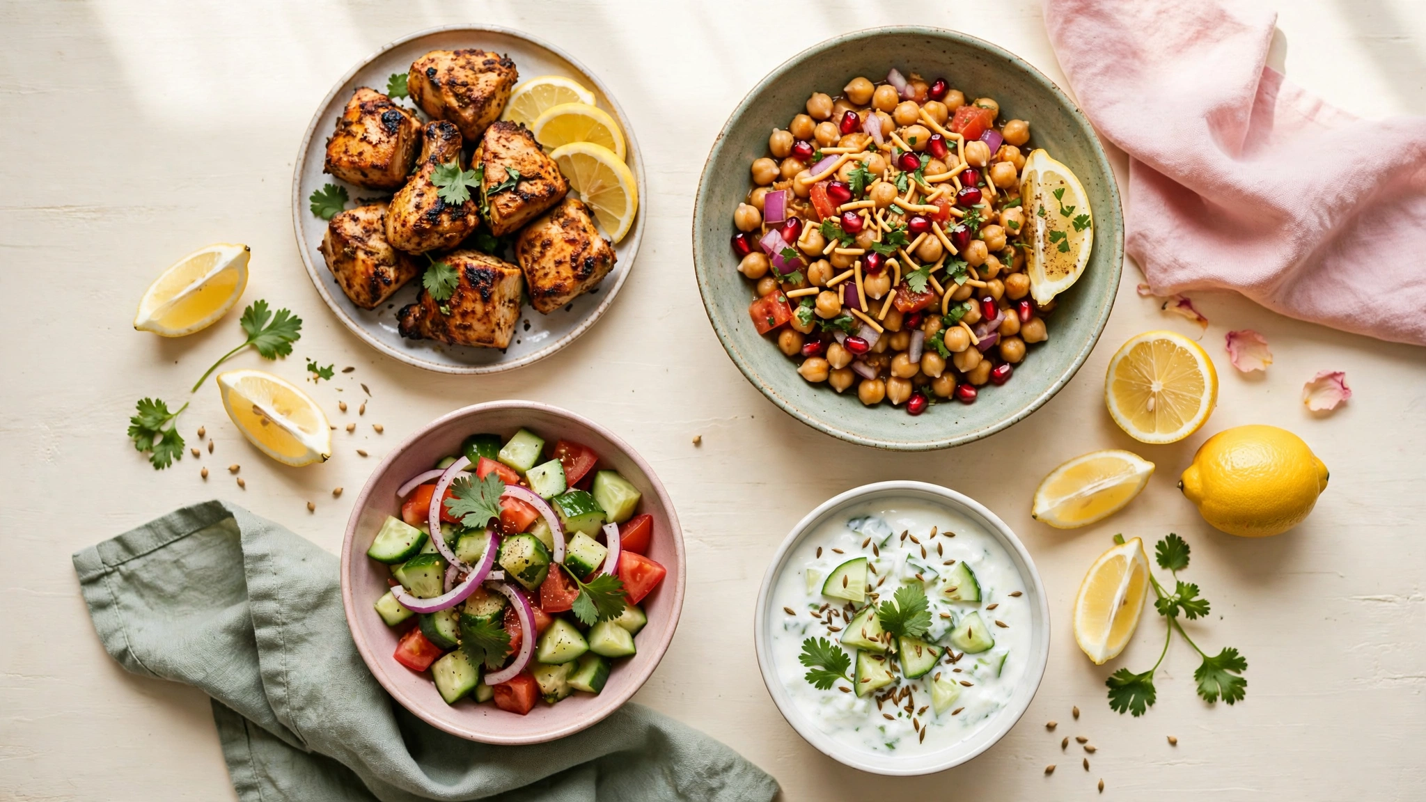 Healthy Pakistani meal for PCOS diet plan